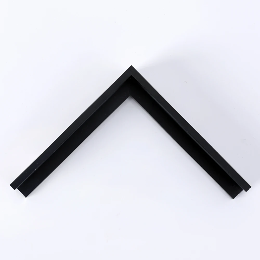 
Aluminum alloy frame line the metal wiredrawing advertising posters edge profile manufacturers selling license frame mirror 