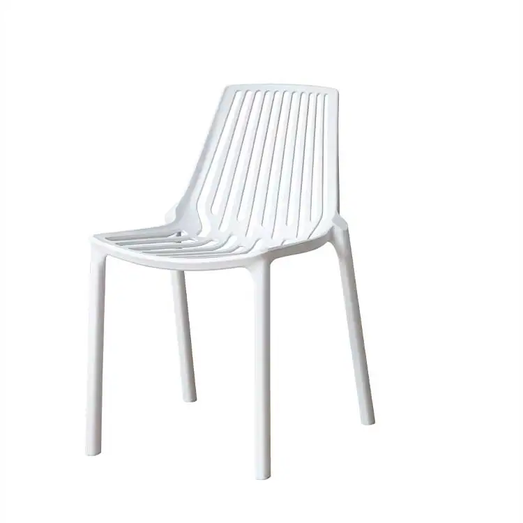 Leisure PP stacking wholesale cheap price armless modern plastic dining chair