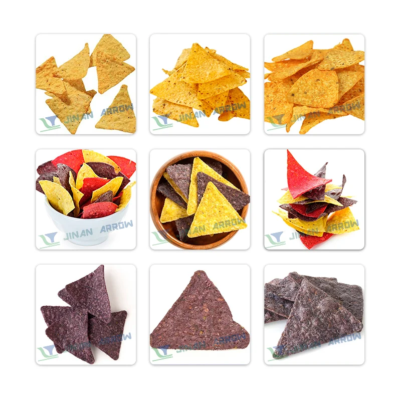 Automatic Doritos Chips Making Corn Chips Machine Tortilla Machinery