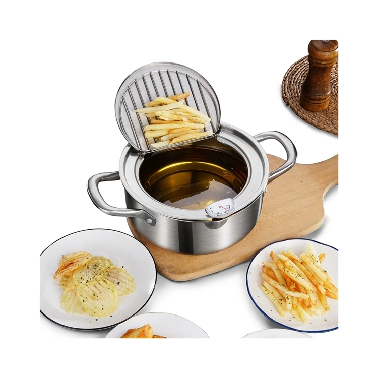 Manufacturers Supply High Quality French Fries Stainless Steel Non Stick Cookware Deep