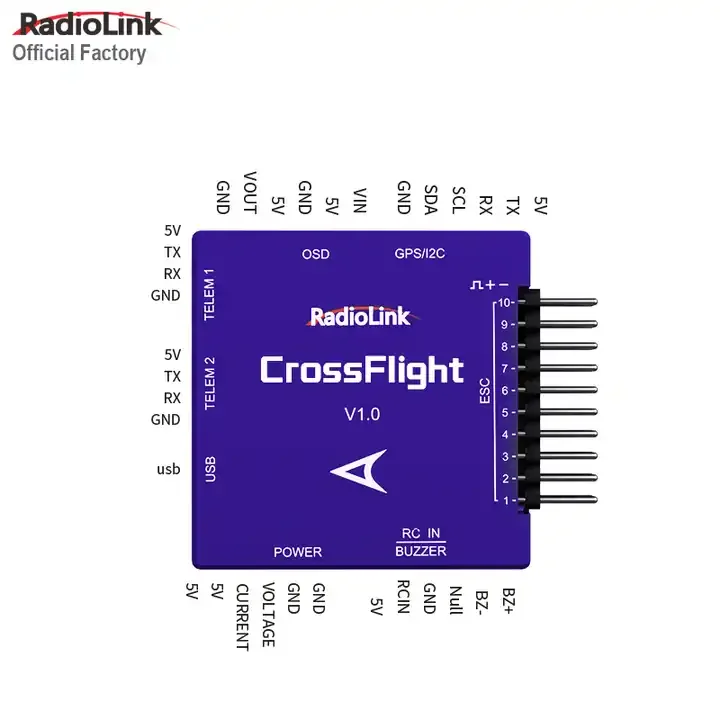 Radiolink FC CrossFlight 10 Channels PWM Output for Drone Flight Controller CrossFlight For RC Plane/Bait Boat