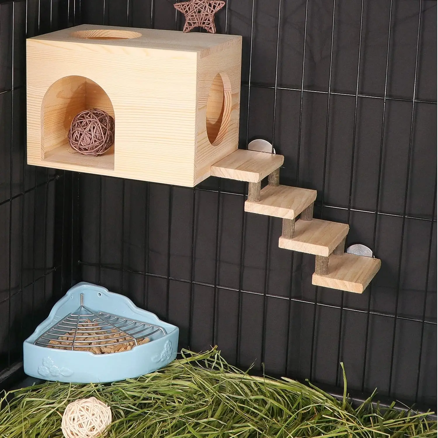 wooden small animal chinchilla cages house solid wood premium big sugar glider cage  for chinchillas