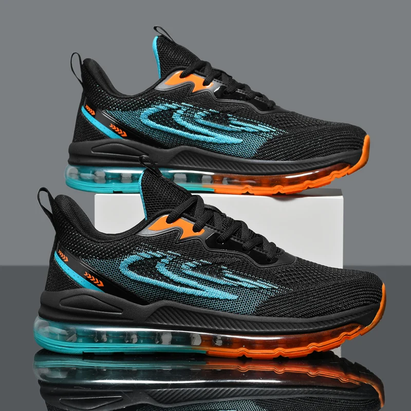 Large Size New Cushioning Rebound Lightweight Running Shoes Spring Summer Mesh Breathable Casual Shoes Wholesale