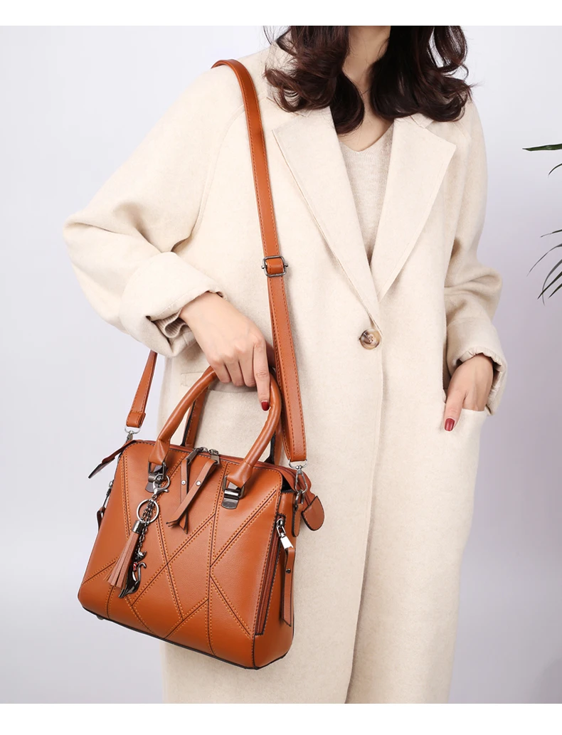 New style women waterproof handbag purse sets 4 pieces women hand bags set ladies