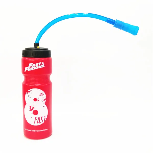 Честность-лучшая политика, пластиковая Спортивная бутылка для воды без БФА с соломинкой