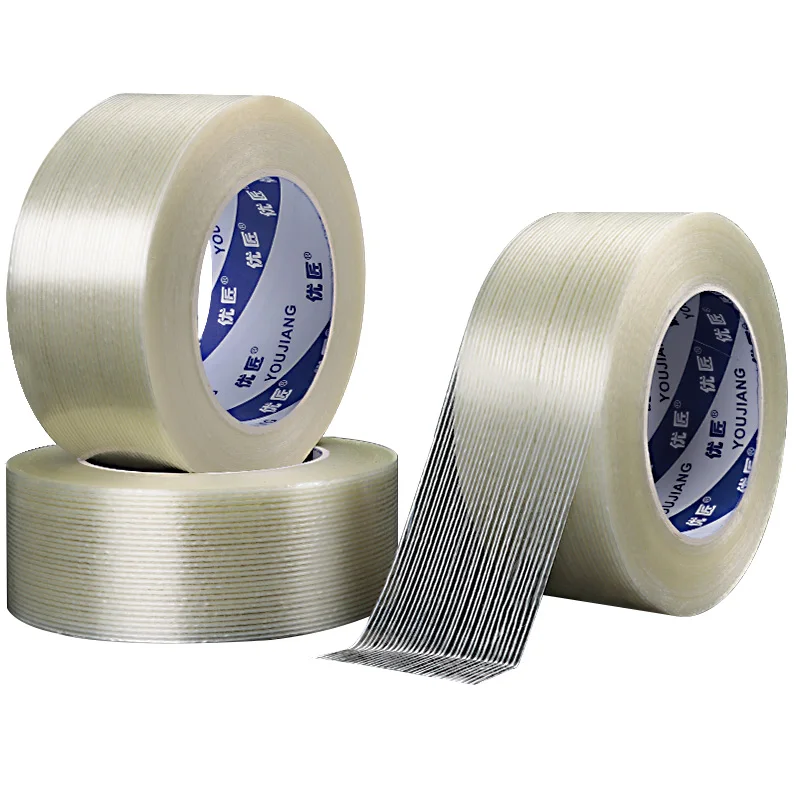 YOUJIANG 48mm Fiberglass Filament Tape For Holding Bi- Directional Filament Tape Fiberglass Fish Tape