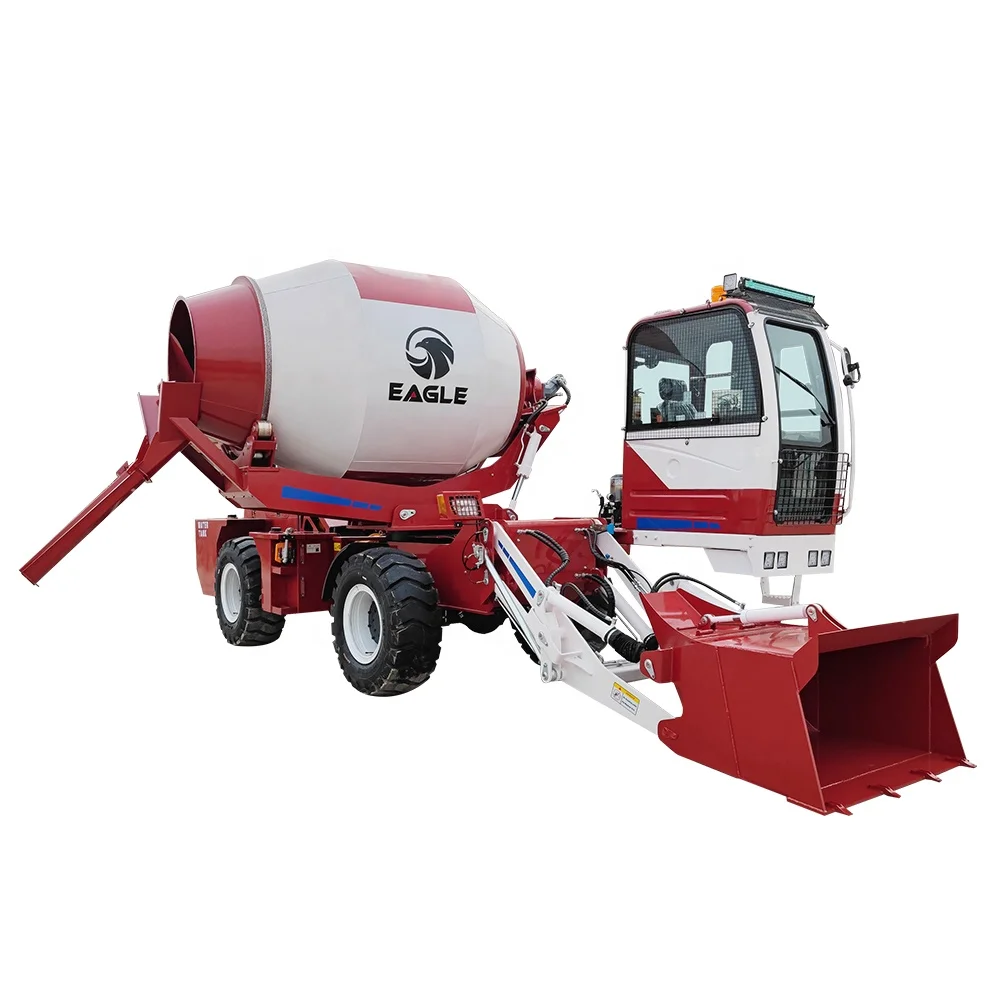 3.5m3 mini truck concrete mixer self loading concrete mixer truck