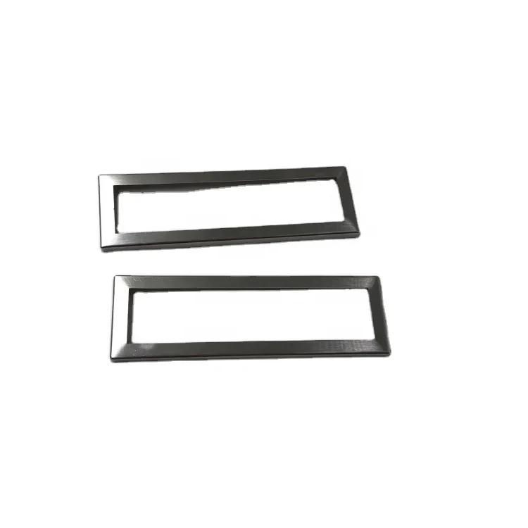 2023 hot sale metal factory High Quality Customized Metal stamping bending Zinc Alloy buckle rectangle square rings bag buckles