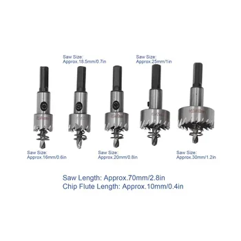 Hole Saw For Metal Versatile for Efficient Drilling Hole Saw Set for Metal Durable Precision Cut Hole Saws