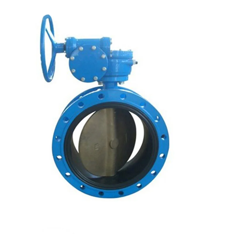 D343H-10C flange gear operated cast iron  butterfly valve