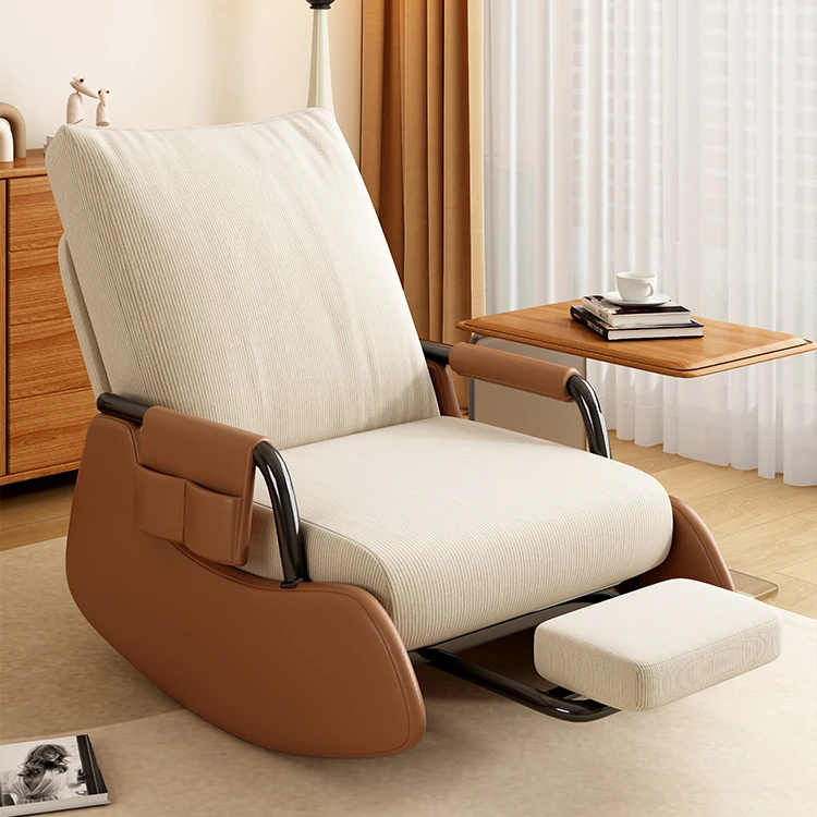 New Design Living Room Furniture Single Recliner Sofa Comfort Relaxer Lounge Adults Rocking Chair