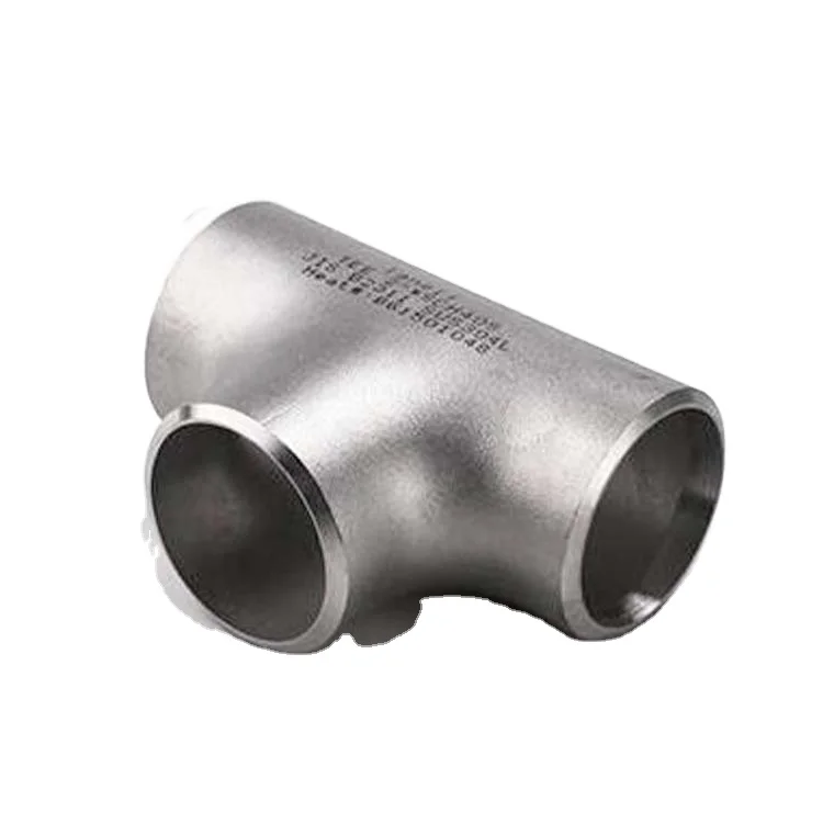 High pressure Seamless Carbon Steel CS Welded Reducing Tees Thick Wall Equal Diameter Tee Pipe Fittings