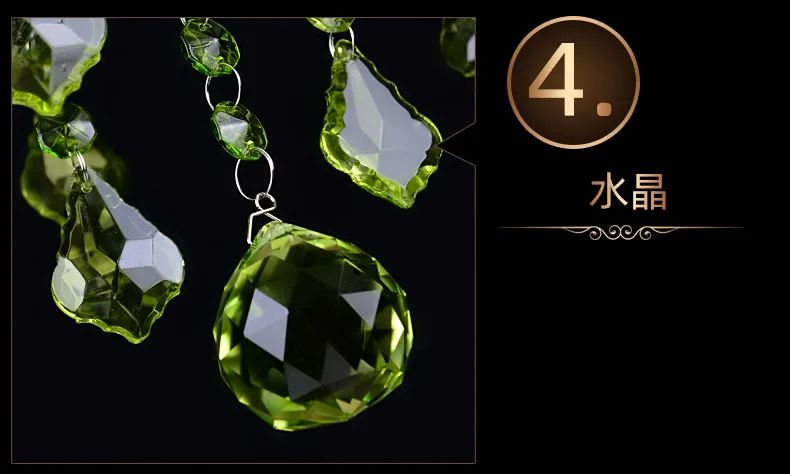 Hot Sale Stained Glass Lampshade With Crystal Antique Style Table Reading Light Tiffany Lamp For Living Bedside/Bedroom/Cafe