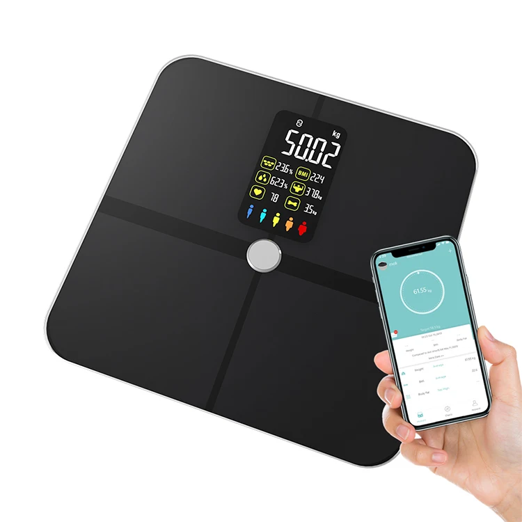 commercial big screen bathroom electronic smart digital body fat analyzer weight scale