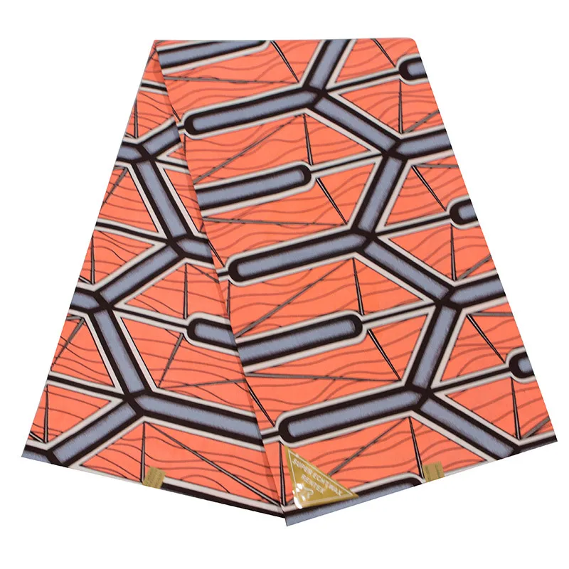 Deluxe Wax Fabric Design For African  Wax Print Fabric