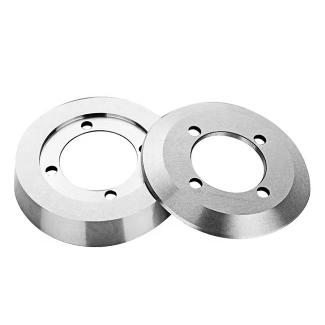 Round Rotary Cutting Knives Tungsten Steel Perforation Blade For Corrugated Board Slitting Part