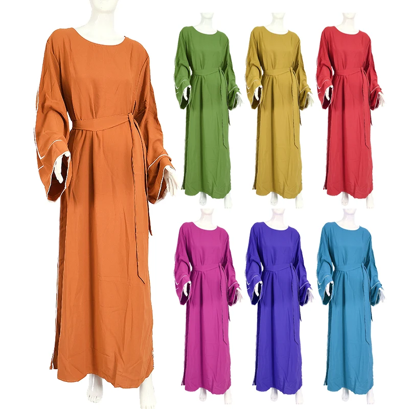 Custom Indonesia Muslim Dress Girls Abaya Turkey Dresses Women Clothing Muslim