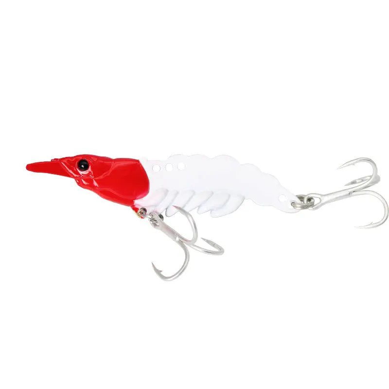 New Metal Vib Bionic Shrimp Fishing Lures 5g 7g 11g 14g Vibration Bait Custom Vibe Fishing Lure Wobbler