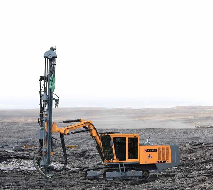 Full hydraulic Top Hammer crawl type open pit mining Top hammer drill rig