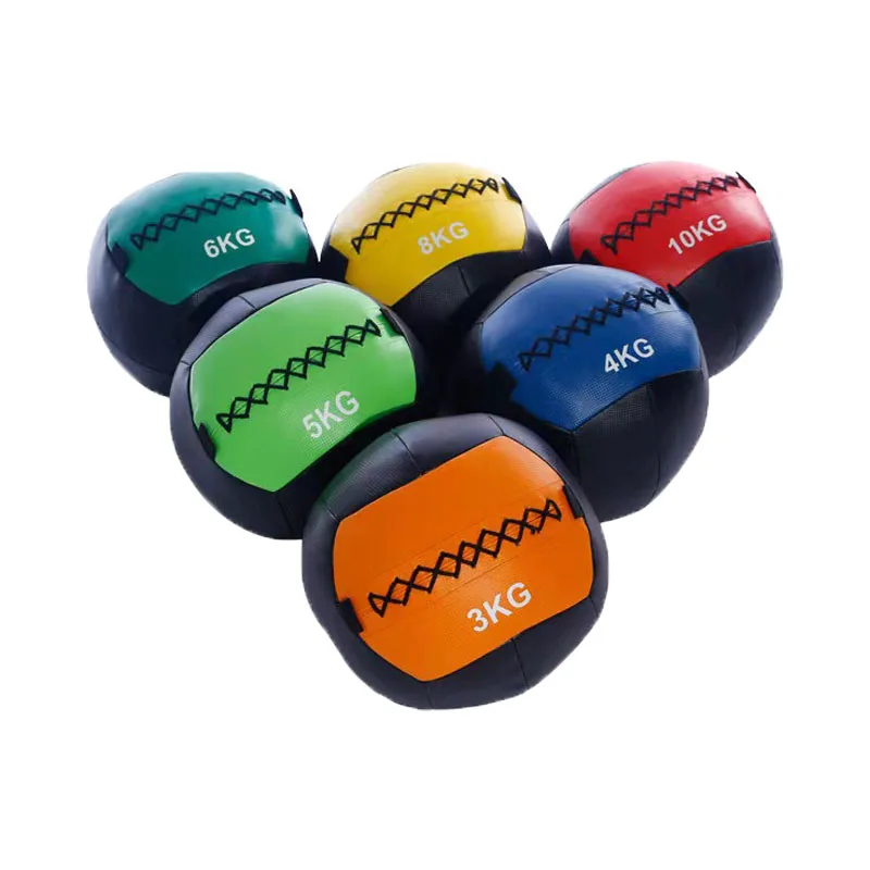 Manufacturers sell low-priced squash throwing fitness balls with slapping and weight lifting bouncing.