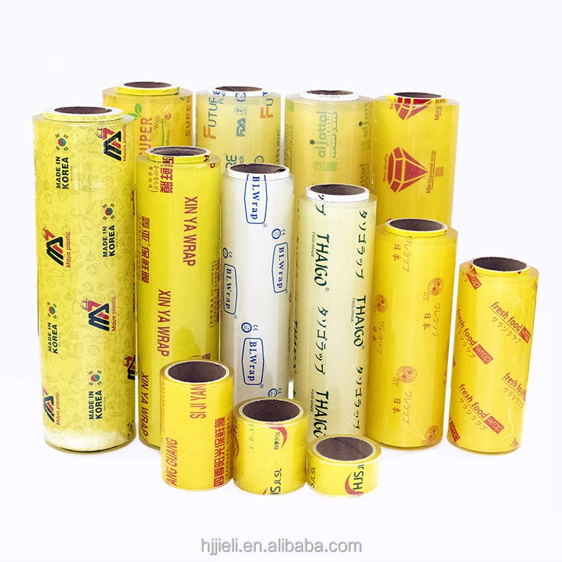 Прозрачная прозрачная пленка для упаковки свежих продуктов