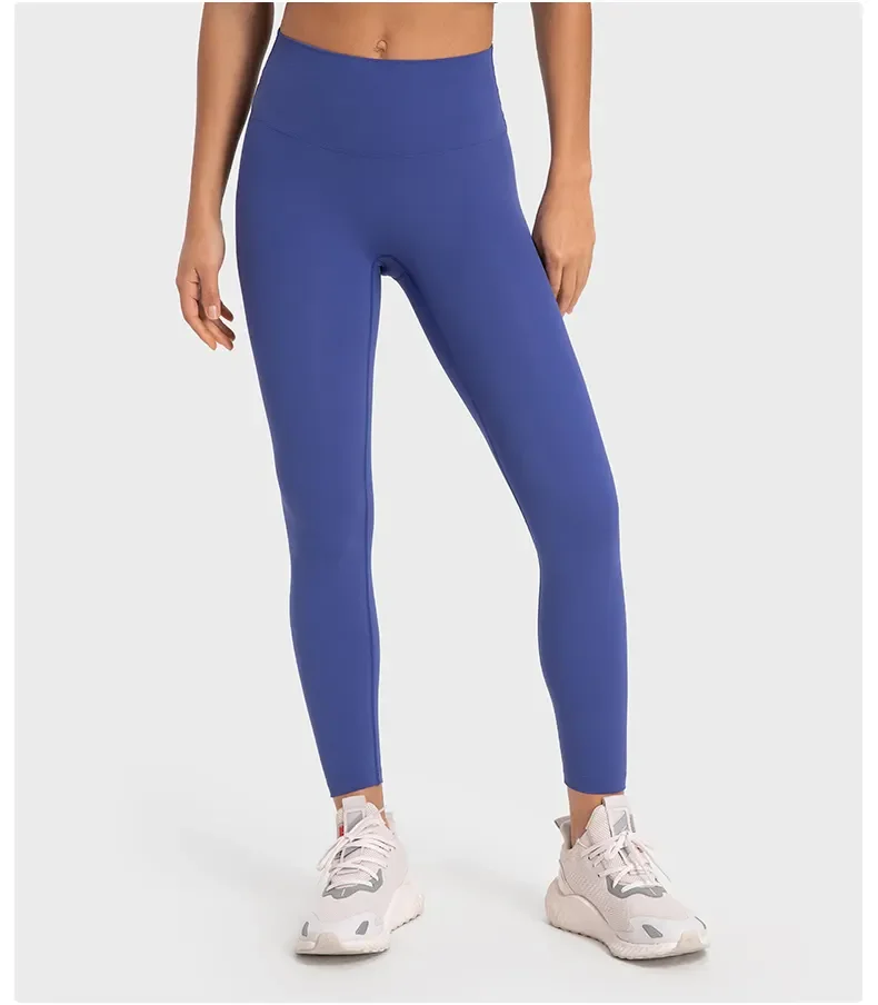 New Arrival Elasticity Fabric Yoga Soft High Waist Hip Lifting Brushed Hairy Sanded Yoga Pants Women Fitness Leggings