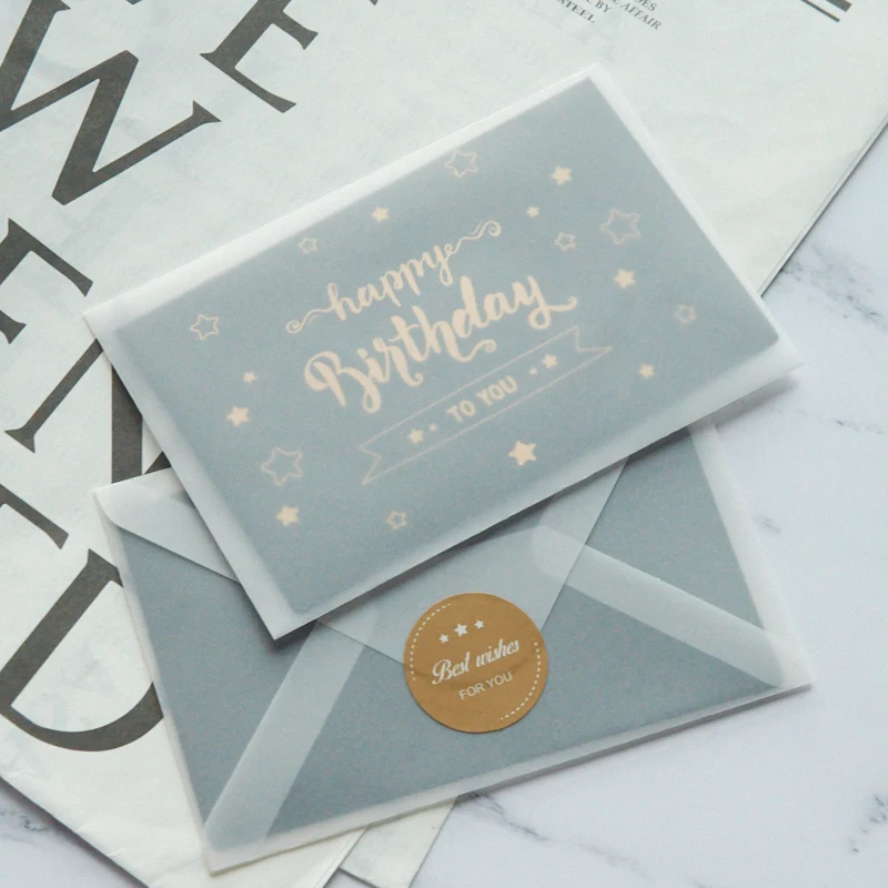 Wholesale pink Thank You Card With Stickers Business Cards for Small Business