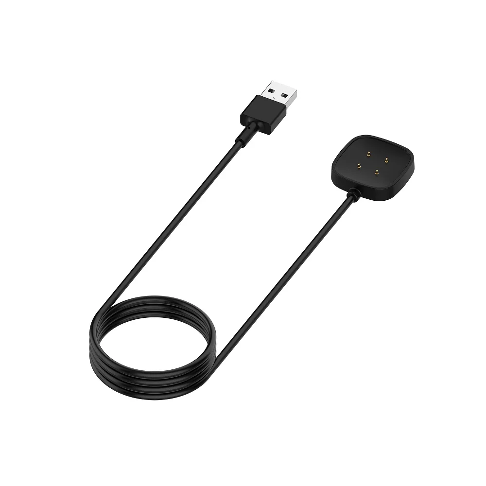 30/100CM Magnetic Official charging cable For Fitbit Versa 3 Smart Watch Charger For Fitbit sense Replacement Charger Stand