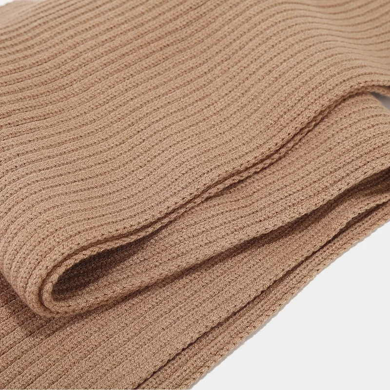 Autumn and Winter Warm Three-Piece Set for Men and Women New Cashmere Hat Scarf Gloves-Thick Knit Cold Suit