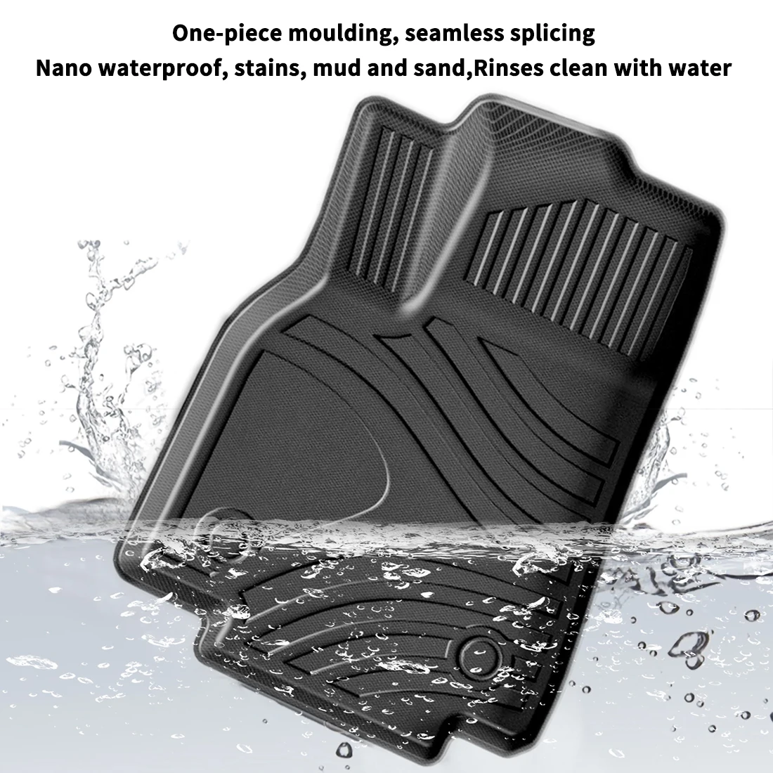 Muchkey TPE Mats For 2015 2016 2017 2018 2019 2020 Ford Ranger Raptor F150 Car Accessories All Weather Special Car Floor Mats