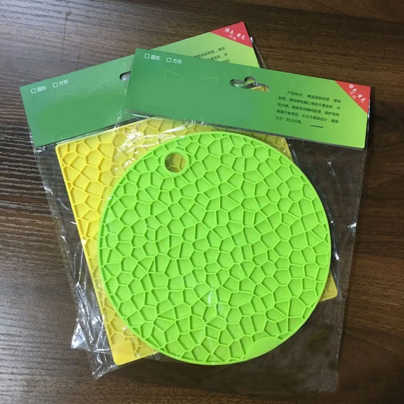 Non-slip Silicone Honeycomb Heat Insulation Pad Hot Pot Holders Heat Resistant mats