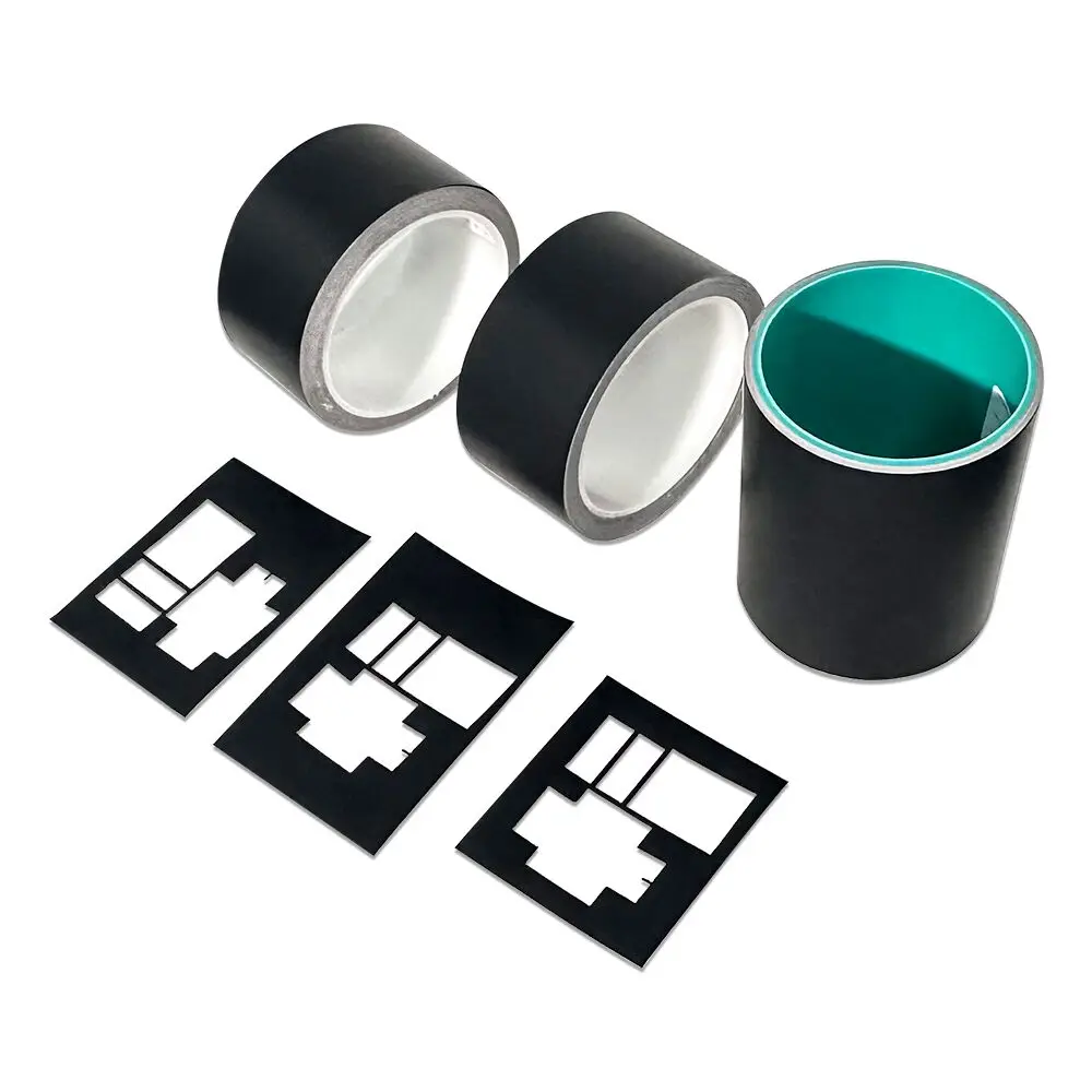 Индивидуальная резка EMI ESD экранирующая черная нанооксидная изолированная медная фольга клейкая лента лист