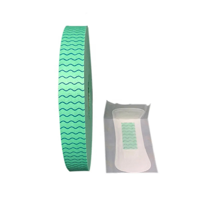 Hot Selling Raw Material Negative Anion Chip Green Function chip Lady Sanitary Napkins Raw Materials