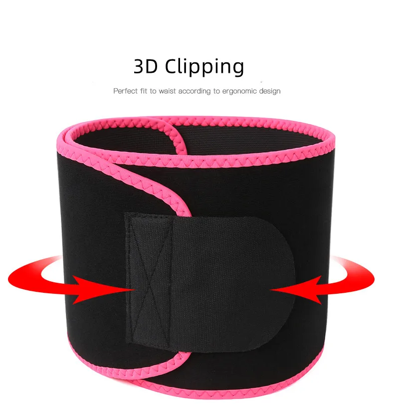 Chahang Best Neoprene Sports Slimming Waist Wrap Band Sauna Belt Weight Loss Sweet Waist Trimmer Sweat Belt For Women Men