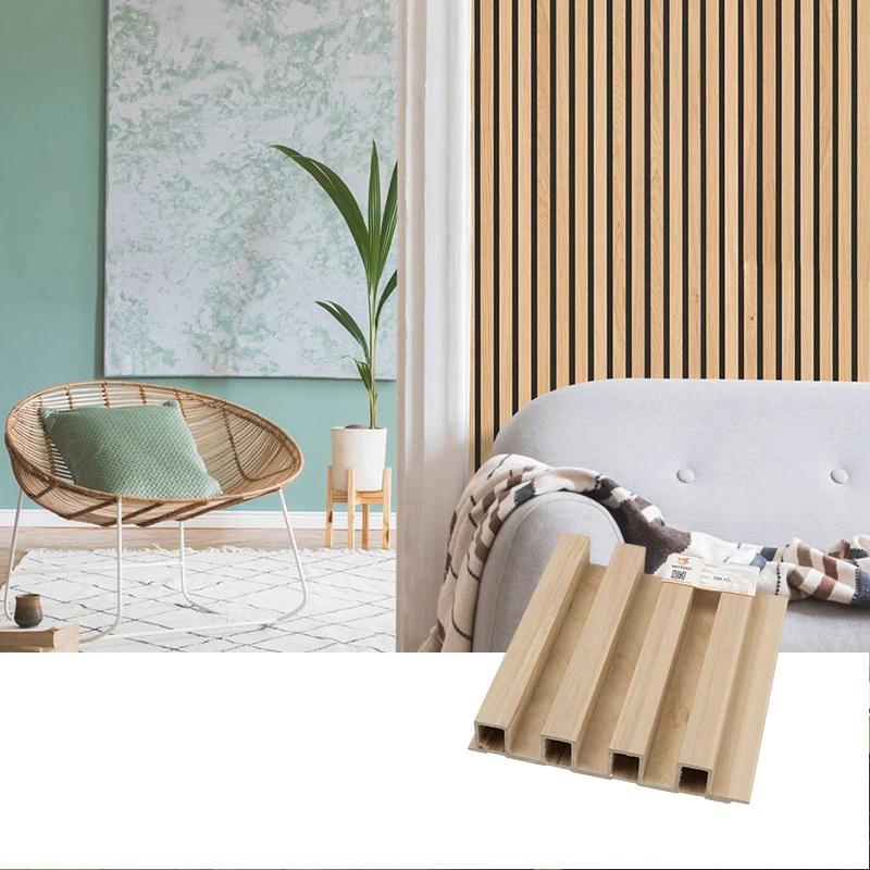 bubble water interior flower soundproof pvc green backdrop cladding artificial acustic wooden grain wall panel