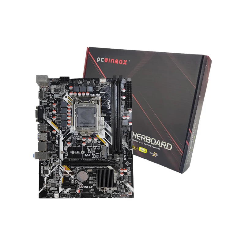 Материнская плата PCWINMAX OEM H410 LGA 1200 DDR4 H410m оригинальная H110 H310 H510 H610 чипсет настольная материнская