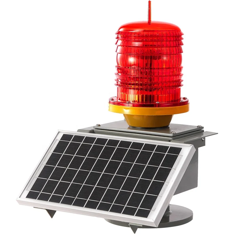 20W  Aircraft Warning Lamp Low Intensity Flash Beacon for Telecom Tower Aviation Obstruction Light