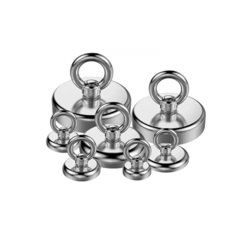 High Temperature Resistance Magnetic Ferrit Pot Ceramic Round Base Magnet