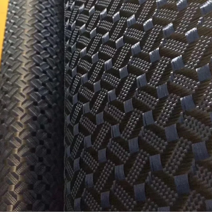 Colourful carbon aramid hybrid jacquard fiber fabric fibre cloth