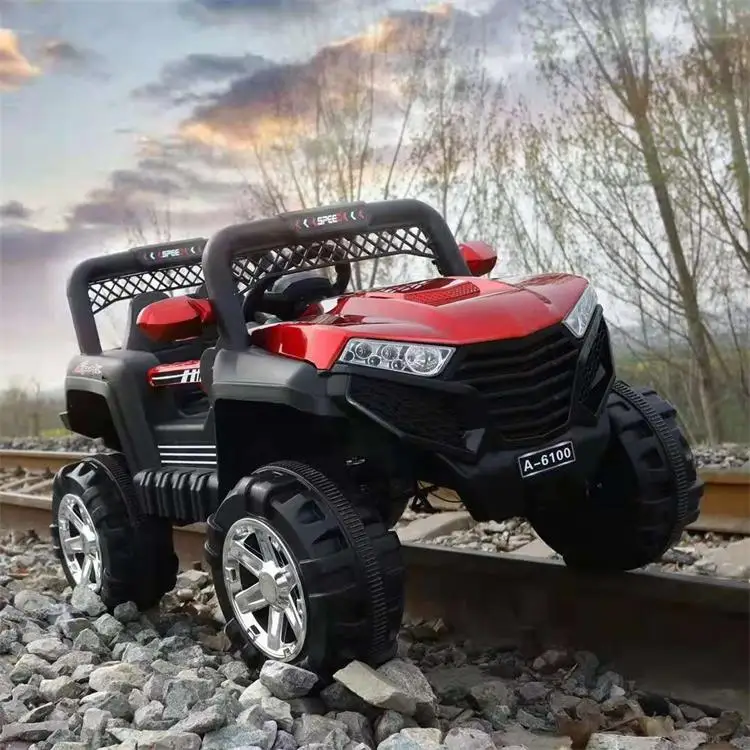 China manufacture baby car  multi-function electric kids ride on car with comfortable leather seat