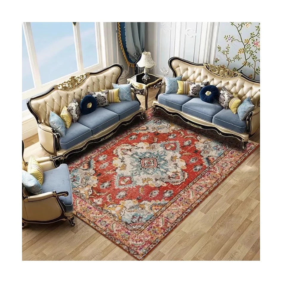 3D Printed Persian custom Low Price Carpets and Rugs oriental Floor Rugs Carpet Door Mat with Machine Made