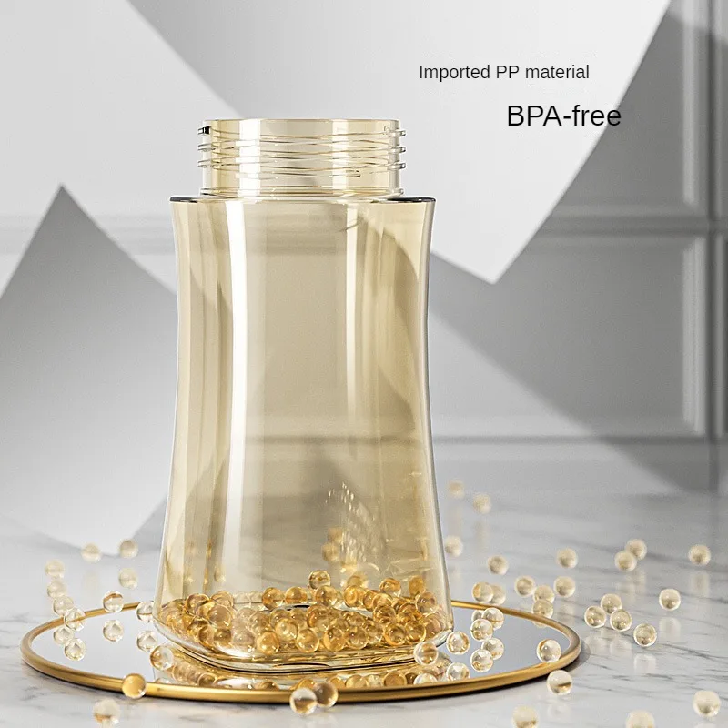 Natural Baby Feeding Milk Bottle BPA Free PP Baby Water Bottle With Straw