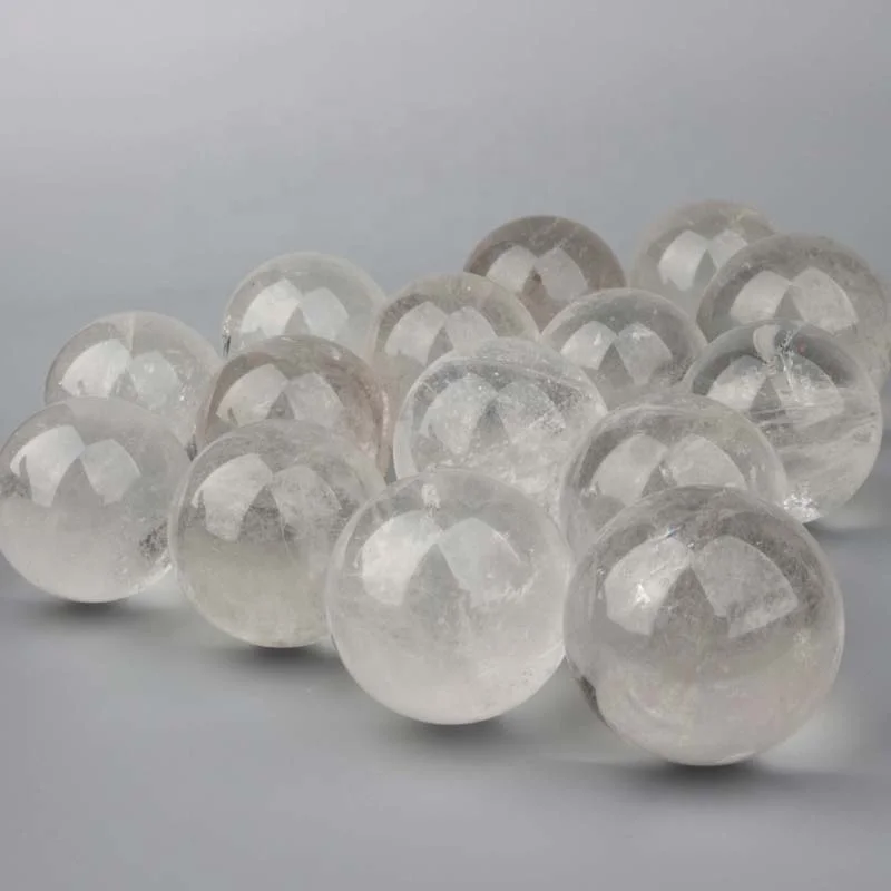 wholesale high quality natural crystal sphere polished clear quartz balls