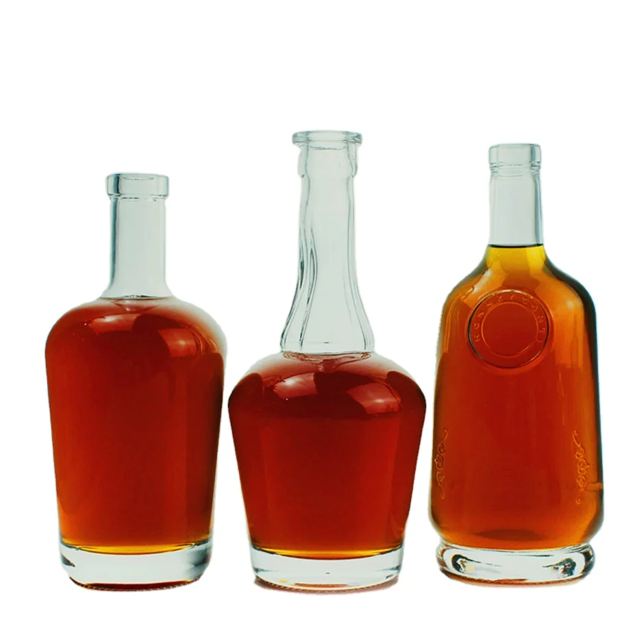 Wholesale Price Fast Delivery Empty Vodka Rum 370Ml 700Ml 750Ml Whiskey Brandy Gin Brand Glass Bottles for Wine