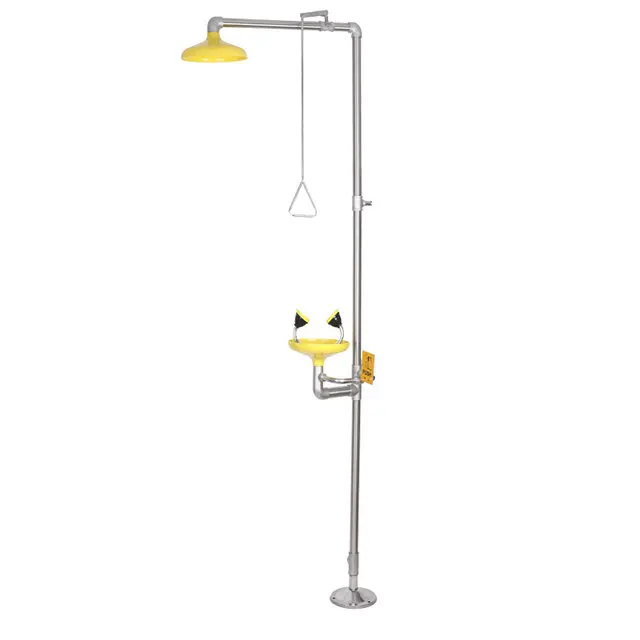 Профессиональный производитель, промышленная безопасность, аварийная безопасная душевая станция для мытья глаз