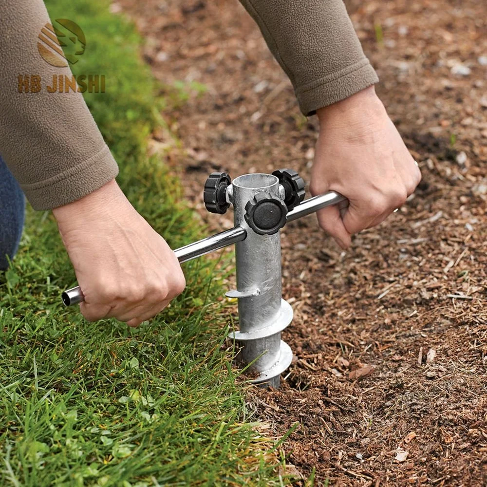 Timer construction ground screw helix pile for foundation