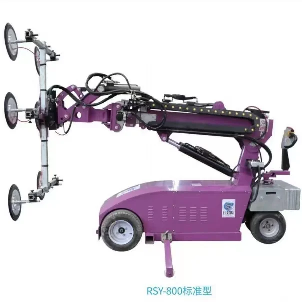 Hot Sale Electric glass lifter sucker truck, automatic glazing robot, large size glass install and move equipment