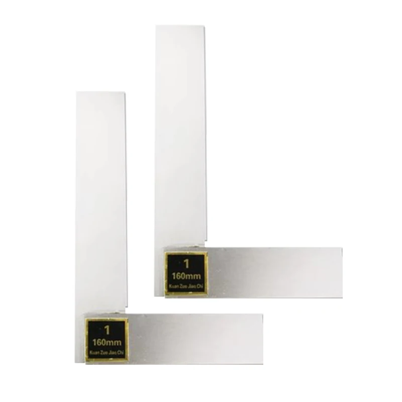RTS Square Precision  Wide Seat Square 90 Right Angle Ground Hardened Steel Angle Ruler Wide seat square rulers
