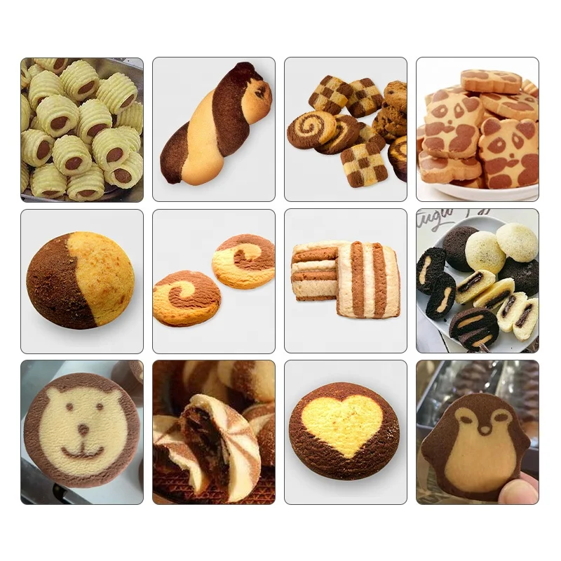 Longyu Automatic Wire Cut Cookies Maker Machine Biscuit Making
