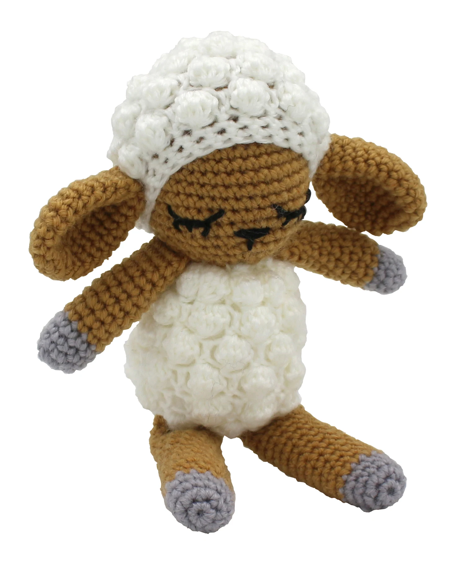 The Cute Animal Sheep Gift  hand knitting toy for children (1600071016976)
